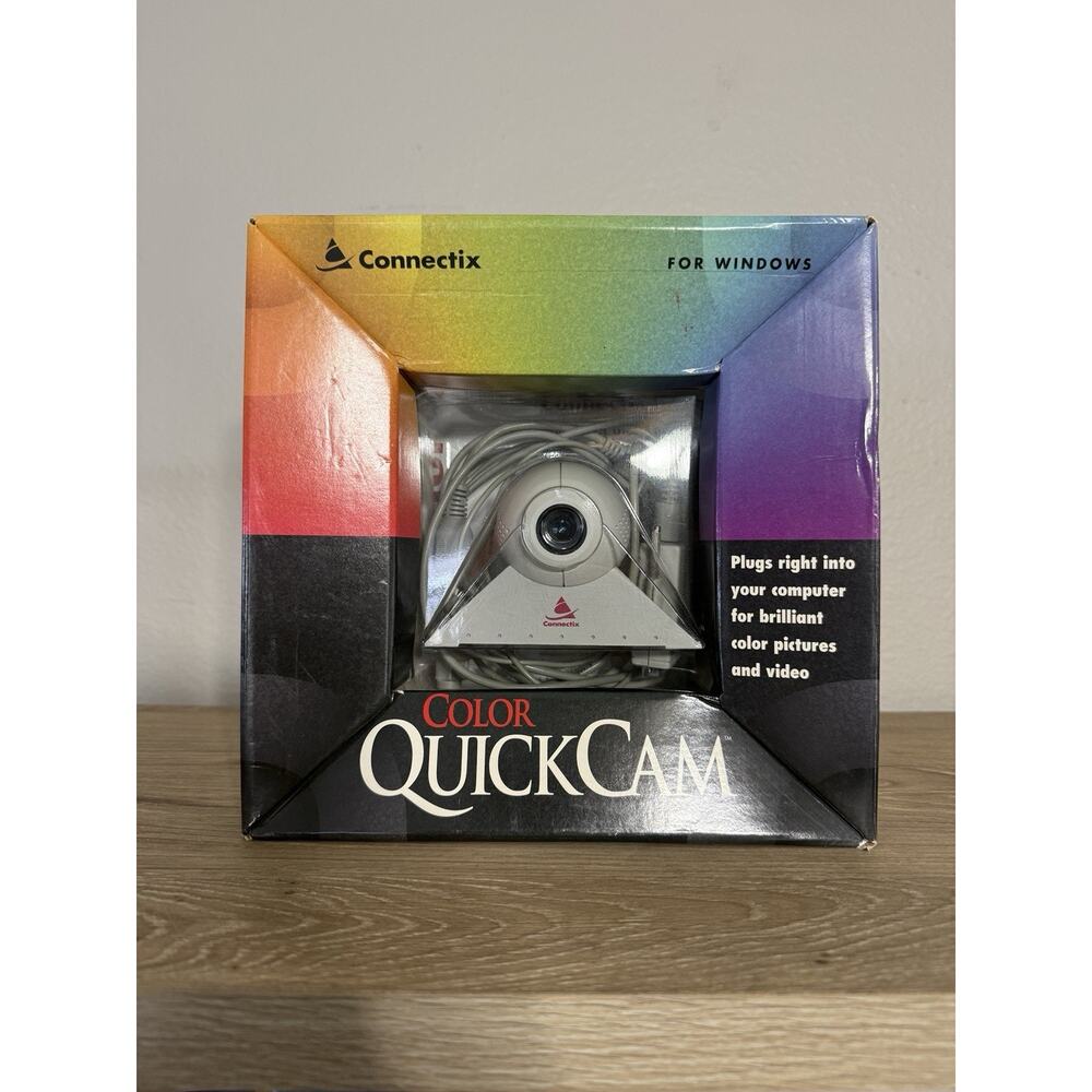 Vintage Connectix Color QuickCam for Macintosh computer desktop Webcam